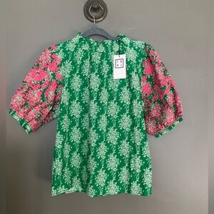 THML puff sleeve shirt